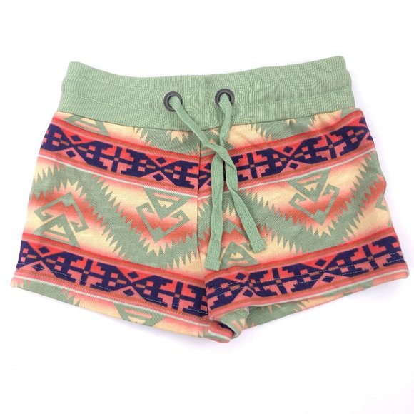 Free People Pants - NWOT FP Henry Mills Matcha Aztec Fleece Shorts